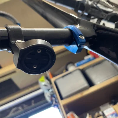 Ngàm gắn đèn Garmin Varia cho cọc yên