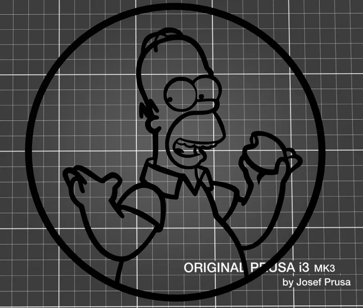 Mô hình tranh treo tường Homer Simpson in 3D độc đáo - Image 1