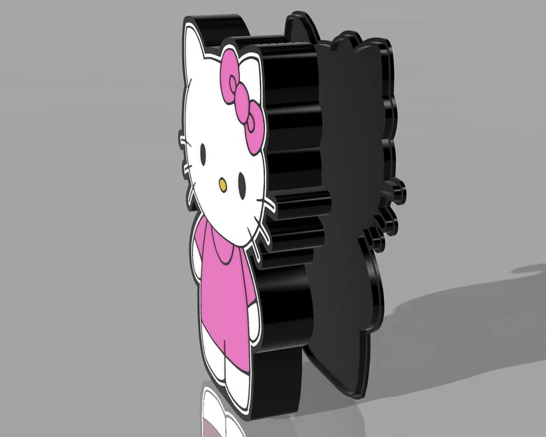 Đèn LED Lightbox Hello Kitty (Hello Kitty Lightbox LED Lamp) - Image 2