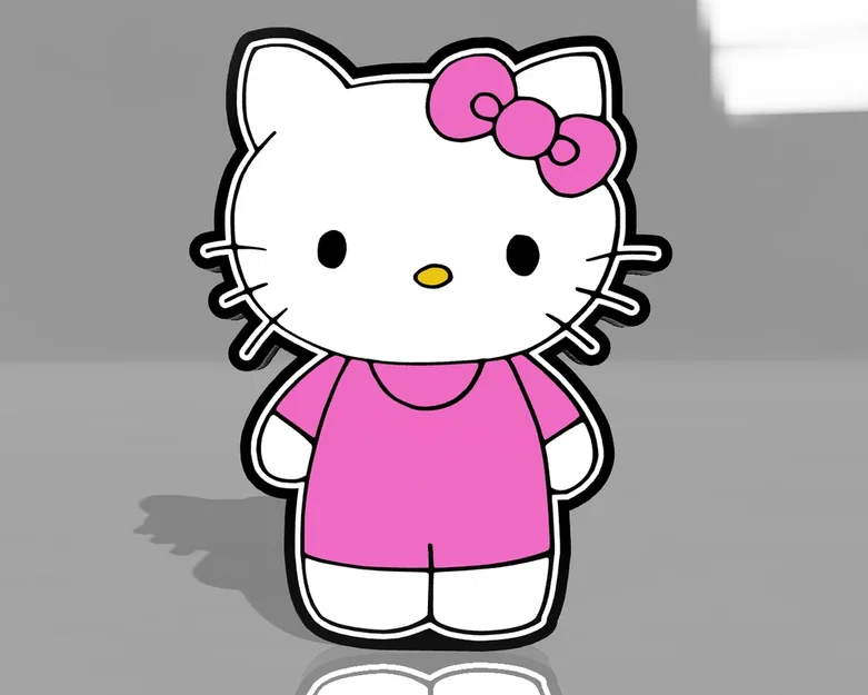 Đèn LED Lightbox Hello Kitty (Hello Kitty Lightbox LED Lamp) - Image 3