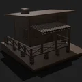 Mô hình Camping House xinh xắn cho sa bàn kiến trúc và tabletop - Thumbnail 2