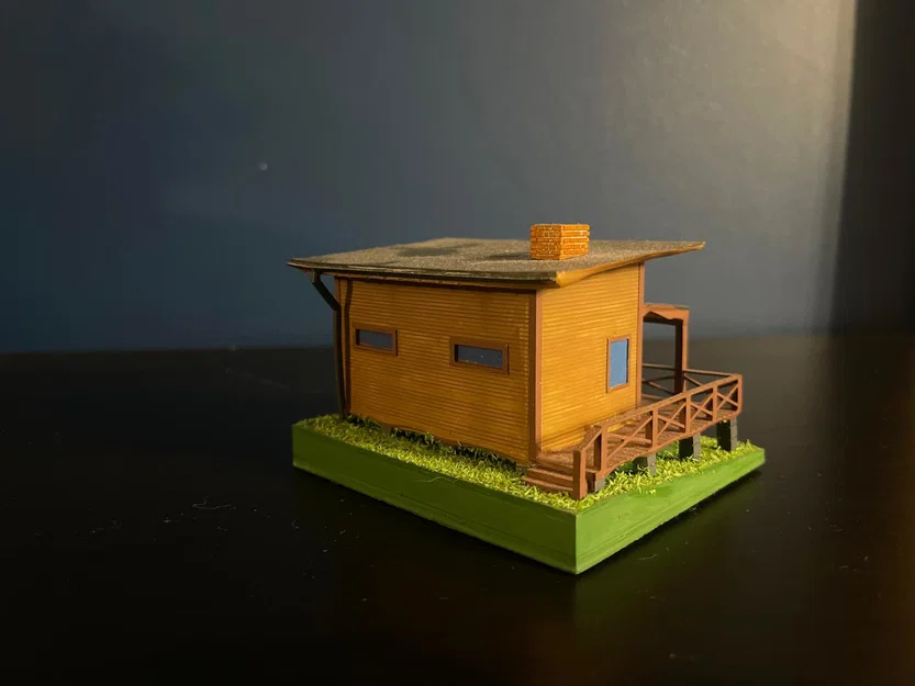 Mô hình Camping House xinh xắn cho sa bàn kiến trúc và tabletop - Image 4