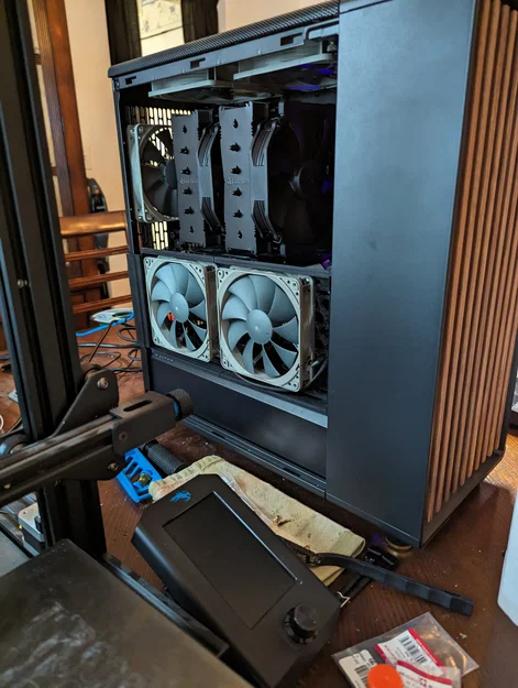 Ốp shroud quạt 120mm low-profile cho Fractal North - Image 1
