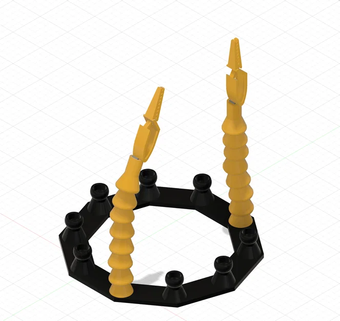 Bộ kẹp giữ đồ Helping Hands linh hoạt in 3D cho công việc hàn mạch - Image 2