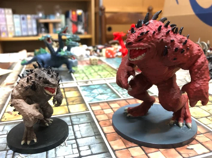 Mô hình 3D Hezrou (D&D Miniatures) cho người yêu game nhập vai - Image 3