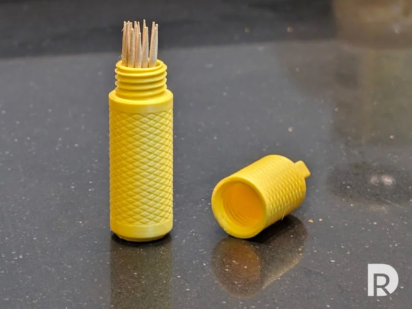 Hộp đựng tăm xỉa răng mini móc khóa (Portable Keychain Container for Toothpicks) - Image 4