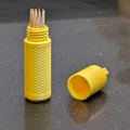 Hộp đựng tăm xỉa răng mini móc khóa (Portable Keychain Container for Toothpicks) - Thumbnail 4