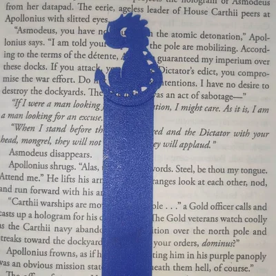 Mẫu in 3D kẹp sách hình rồng con dễ thương (Baby Dragon Bookmark)