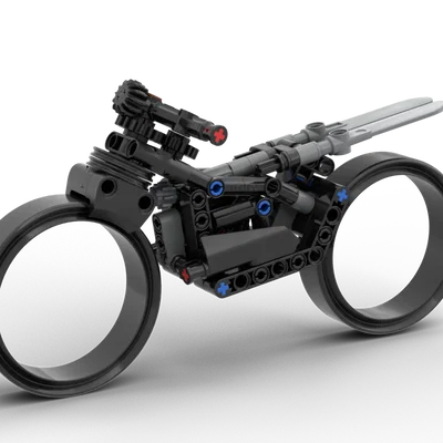 Xe Máy Hubless (Bánh xe tương thích LEGO & hướng dẫn lắp ráp)