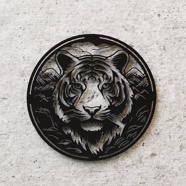 Hổ trang trí treo tường (Tiger for wall) - Image 1