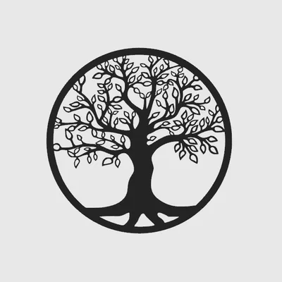 Mẫu tranh treo tường Tree of Life 3D tinh tế dễ in