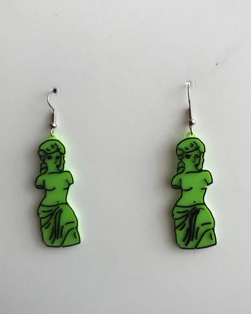 Bông tai Gummi Venus de Milo Simpsons kiêm móc khóa jelly - Image 1