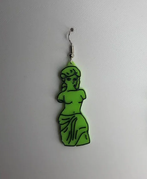 Bông tai Gummi Venus de Milo Simpsons kiêm móc khóa jelly - Image 2