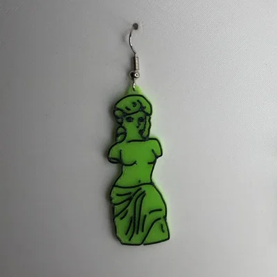 Bông tai Gummi Venus de Milo Simpsons kiêm móc khóa jelly