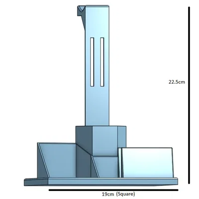 Giá treo tai nghe kèm ngăn chứa (Headphone Stand with storage)