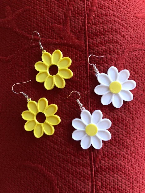 Bông tai/pendant hoa Flor (Earring Flower Flor pendant) - Image 1