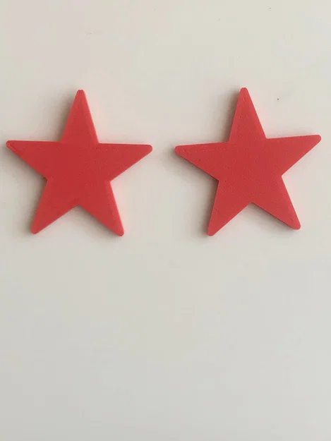 Bông tai ngôi sao – mặt pendant lớn (Earring star big pendant) - Image 1