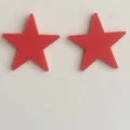 Bông tai ngôi sao – mặt pendant lớn (Earring star big pendant) - Thumbnail 1