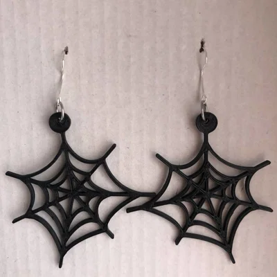 Móc khóa/khuyên tai mạng nhện (Earring pendant spiderweb aro keychain)