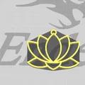 Bông Tai Mặt Dây Chuyền Hoa Sen (Earring Lotus Flower Pendant) - Thumbnail 2