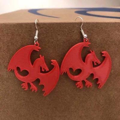 Mặt dây chuyền rồng dạng bông tai (Earring Dragon pendant)