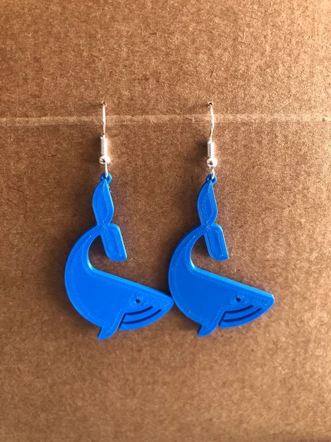 Bông tai/Mặt dây chuyền Cá voi (Ballena) - EARRING PENDANT WHALE BALLENA - Image 1