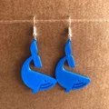 Bông tai/Mặt dây chuyền Cá voi (Ballena) - EARRING PENDANT WHALE BALLENA - Thumbnail 1