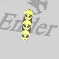 Mặt Alien – mặt dây chuyền bông tai - Thumbnail 2