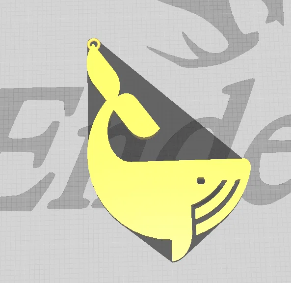 Bông tai/Mặt dây chuyền Cá voi (Ballena) - EARRING PENDANT WHALE BALLENA - Image 3