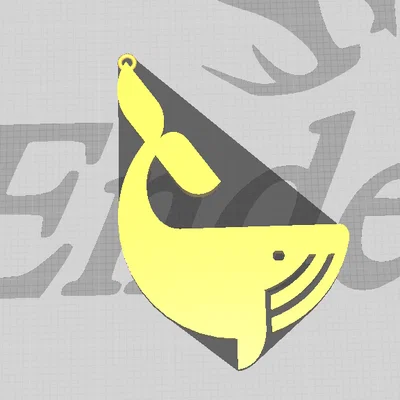 Bông tai/Mặt dây chuyền Cá voi (Ballena) - EARRING PENDANT WHALE BALLENA