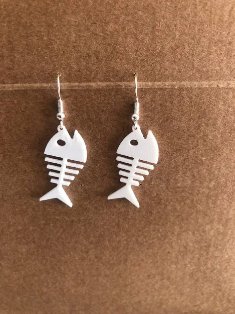 Bông tai Cá Đầu Lâu (EARRING SKULL FISH) - Image 1