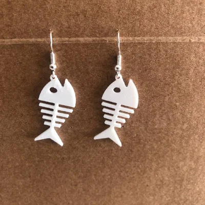Bông tai Cá Đầu Lâu (EARRING SKULL FISH)