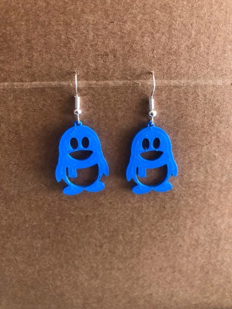 Bông tai chim cánh cụt (EARRING PENGUIN PINGUINO) - Image 1