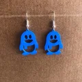 Bông tai chim cánh cụt (EARRING PENGUIN PINGUINO) - Thumbnail 1