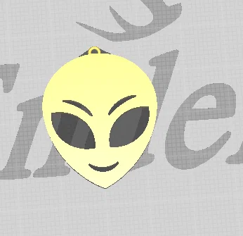 Bông tai/Mặt dây chuyền mặt Alien - Image 2