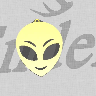 Bông tai/Mặt dây chuyền mặt Alien