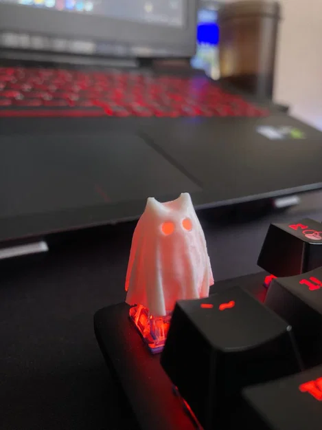 Keycap Mèo Ma Nhỏ (Keycap Cat ghost tiny) - Image 1