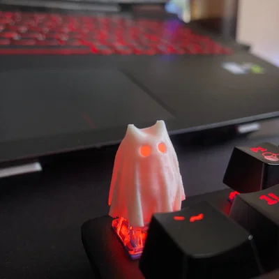 Keycap Mèo Ma Nhỏ (Keycap Cat ghost tiny)