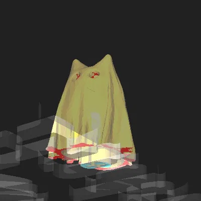 Keycap Mèo Ma Nhỏ (Keycap Cat ghost tiny)