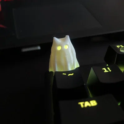 Keycap Mèo Ma Nhỏ (Keycap Cat ghost tiny)