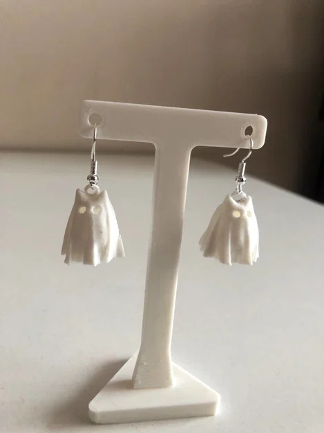 Bông tai Cat Ghost tí hon (Earrings tiny Cat Ghost) - Image 1