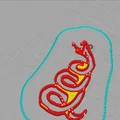 Bông tai/pendant hình rắn Metallica (Snake Metallica) - Thumbnail 2