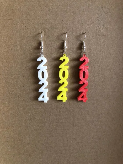 Mặt treo bông tai Năm Mới 2024 - Image 2