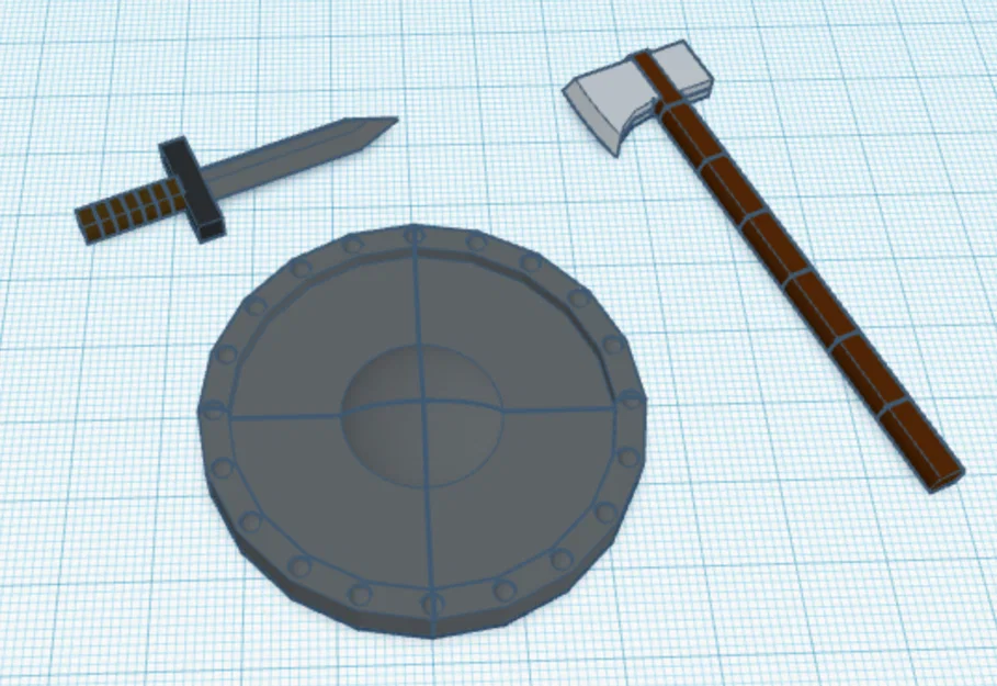 Bộ sưu tập vũ khí cận chiến cho Dummy 13 (Melee Weapon Pack #3) - Image 1
