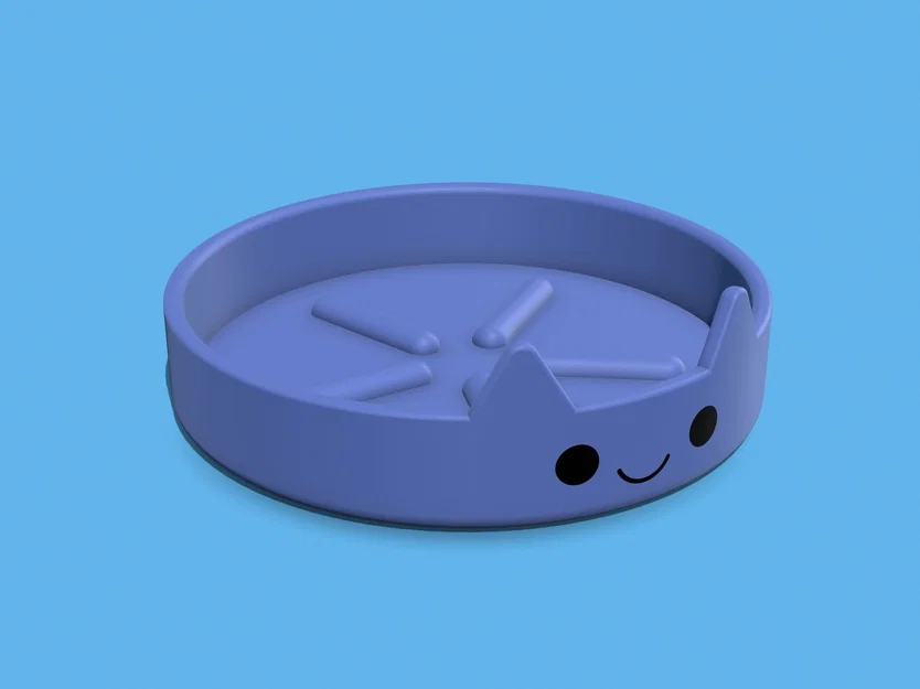 Chậu trồng cây hình mèo dễ thương có khay hứng nước in 3D - Image 3