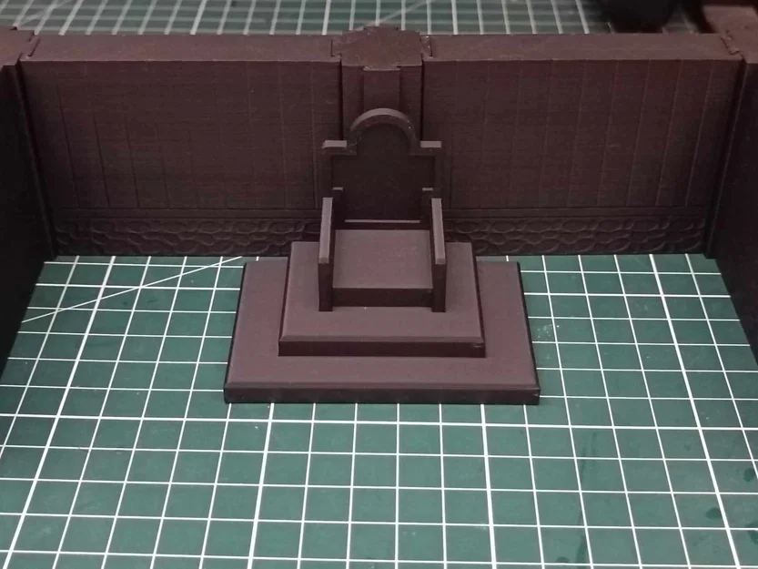 Mô hình ghế ngai vàng (Throne) cho bàn chơi game TTRPG - Image 1