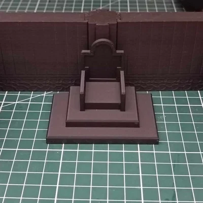 Mô hình ghế ngai vàng (Throne) cho bàn chơi game TTRPG