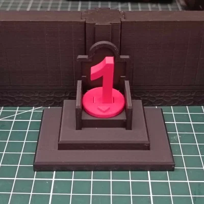 Mô hình ghế ngai vàng (Throne) cho bàn chơi game TTRPG