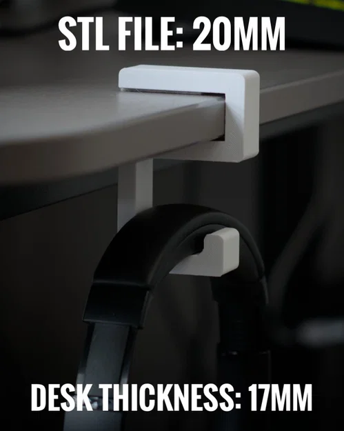 Móc Treo Dưới Bàn (Under-Desk Hook) - Image 2