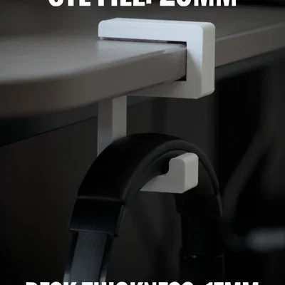 Móc Treo Dưới Bàn (Under-Desk Hook)